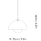 Flowerpot Vp1 Pendant Light by &Tradition