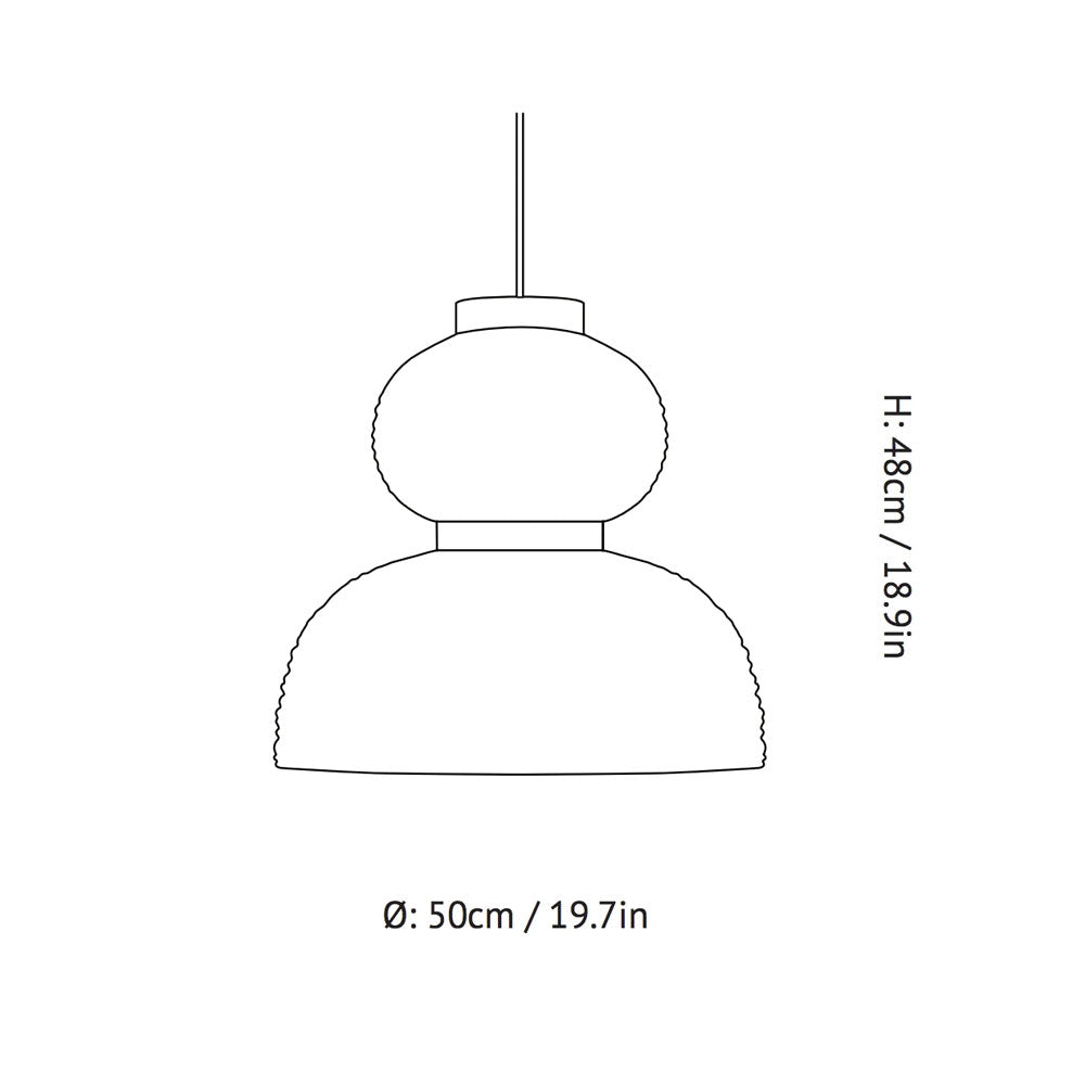 Formakami Jh4 Pendant Light by &Tradition