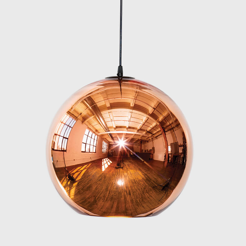 Fort Knox pendant light by Viso, Copper, 11.8 in