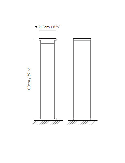 B.lux Frame Large dimension drawing