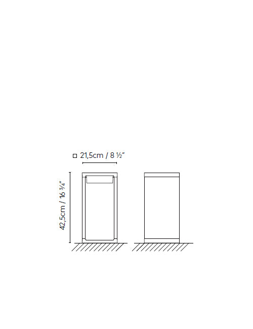 B.lux Frame Small dimension drawing