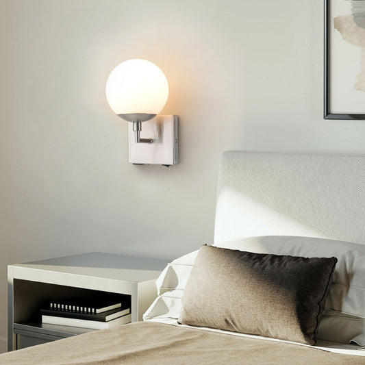 Globe Wall Sconce by Nova of California – view 1