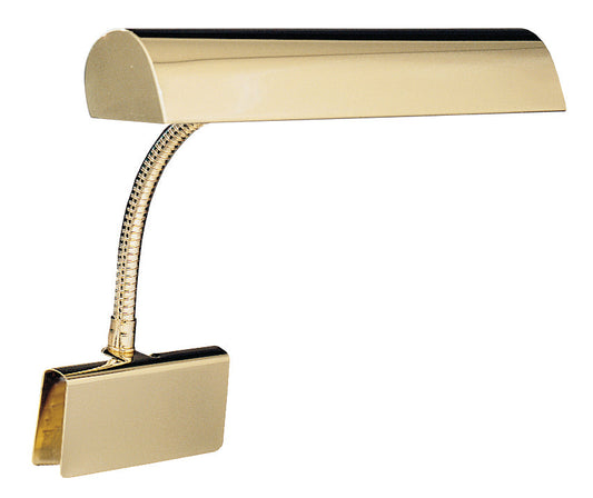 House of Troy Grand Piano 14" Clamp Lamp in Polished Brass
