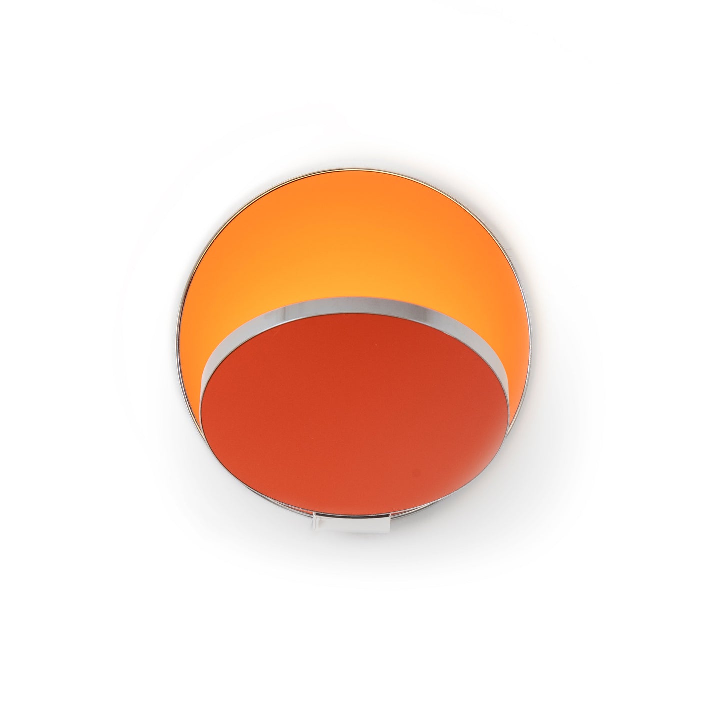 Gravy Wall Sconce Chrome Body Matte Orange Plates Plug In Grw S Crm Mor Pi by Koncept Inc