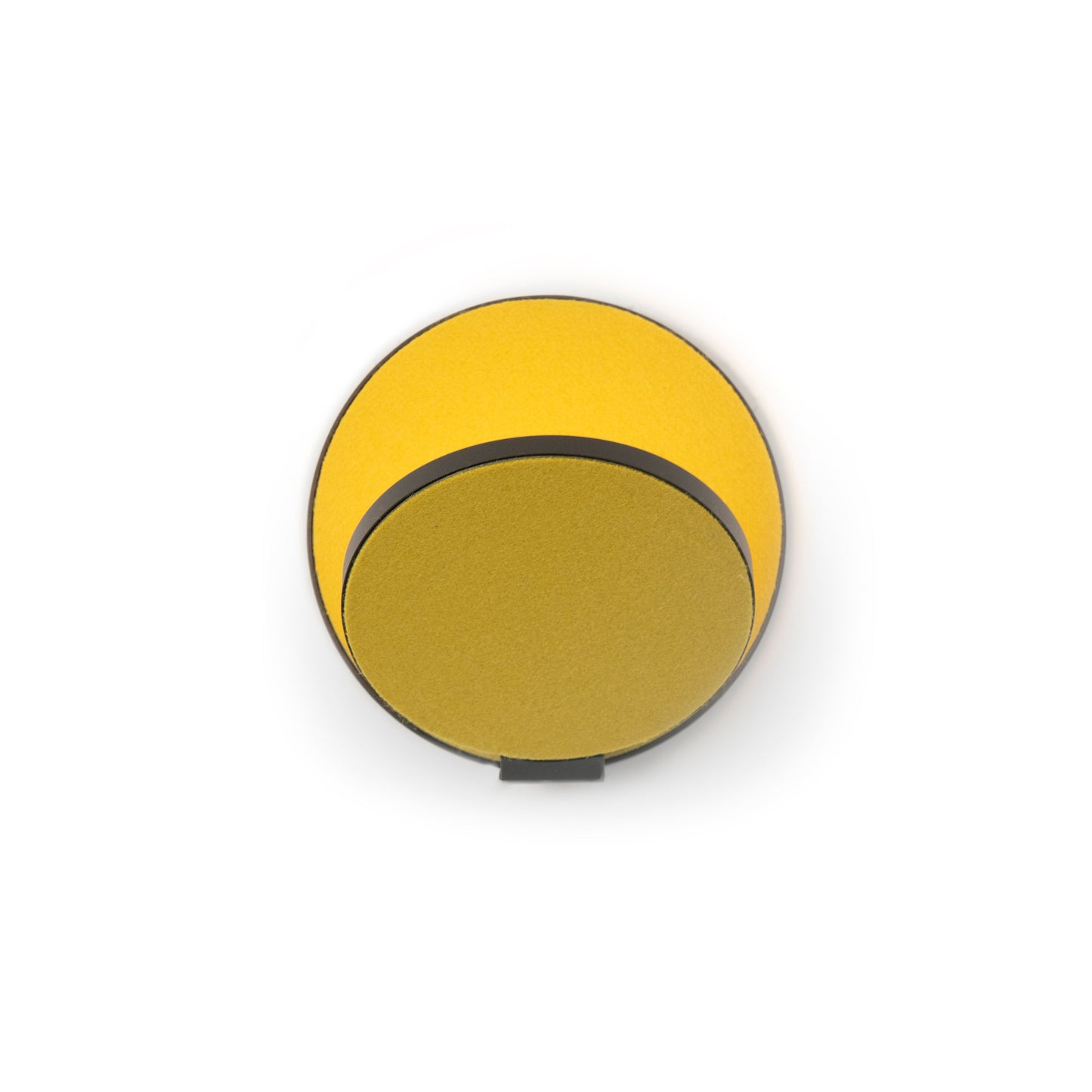 Gravy Wall Sconce Metallic Black Body Honeydew Felt Plates Plug In Grw S Mbk Hdf Pi by Koncept Inc