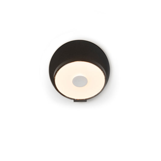 Gravy Wall Sconce Metallic Black Body Metallic Black Plates Hardwire Grw S Mbk Mbk Hw by Koncept Inc