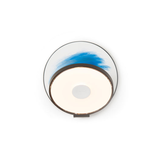 Gravy Wall Sconce Metallic Black Body Paintable Plates Hardwire Grw S Mbk Ptb Hw by Koncept Inc
