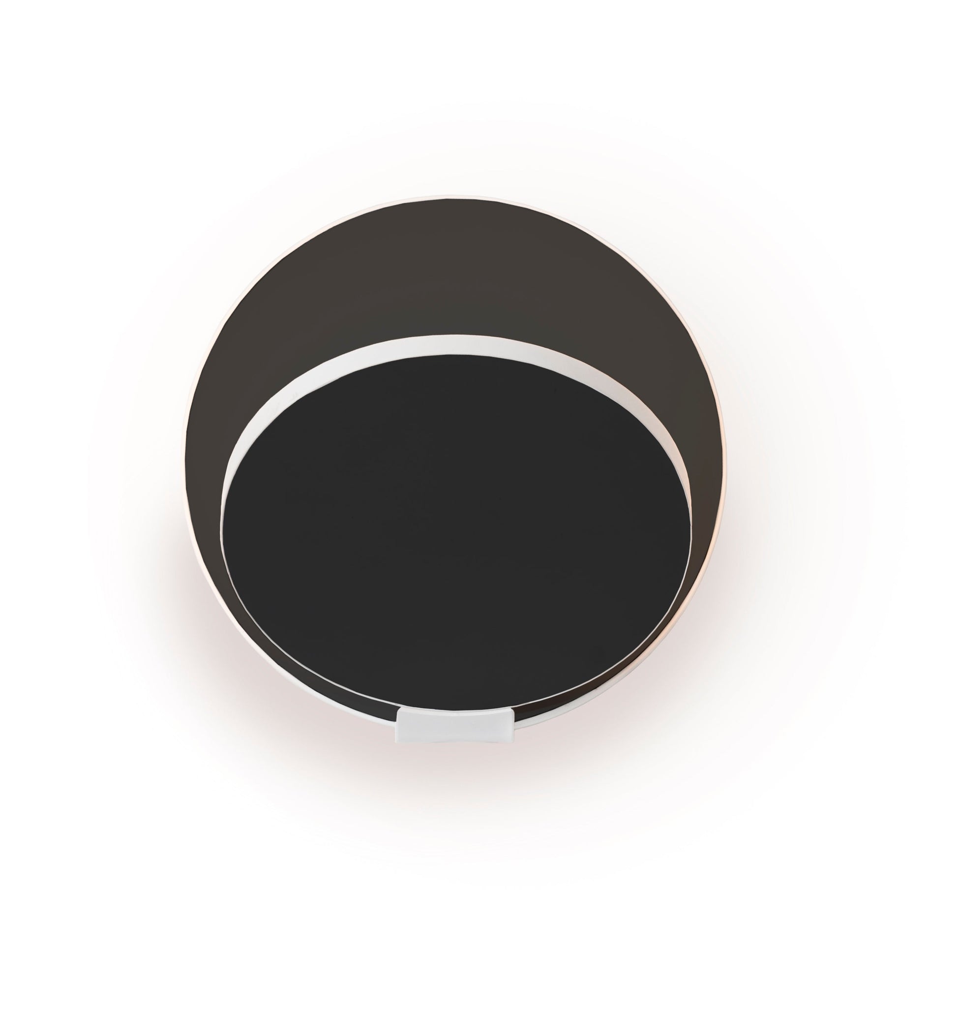 Gravy Wall Sconce Matte White Body Metallic Black Plates Hardwire Grw S Mwt Mbk Hw by Koncept Inc