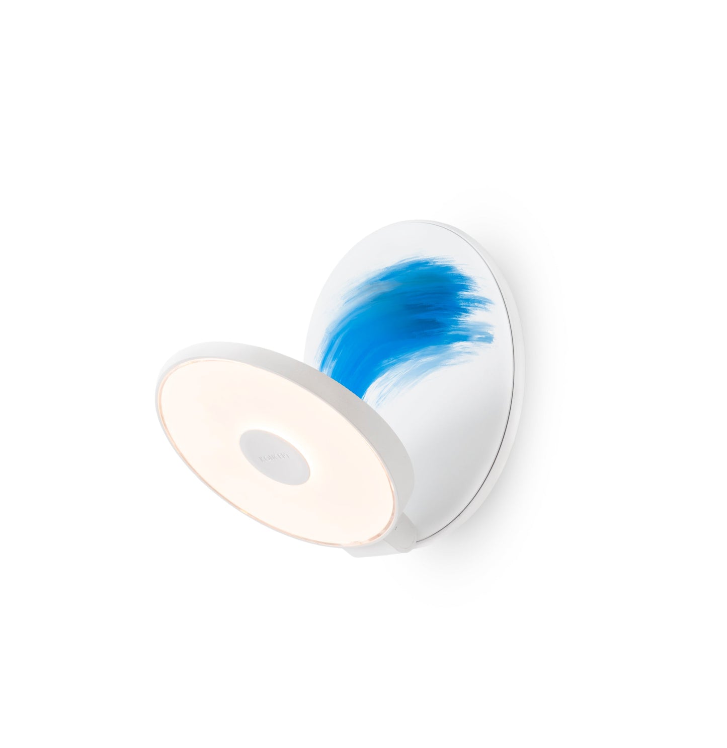 Gravy Wall Sconce Matte White Body Paintable Plates Hardwire Grw S Mwt Ptb Hw by Koncept Inc