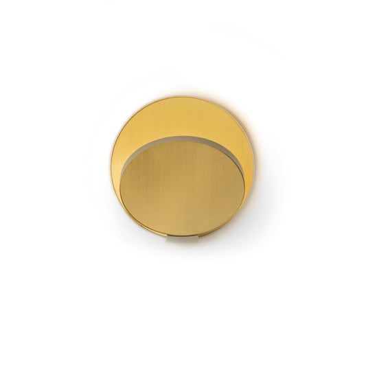 Gravy Wall Sconce Silver Body Brass Plates Hardwire Grw S Sil Brs Hw by Koncept Inc