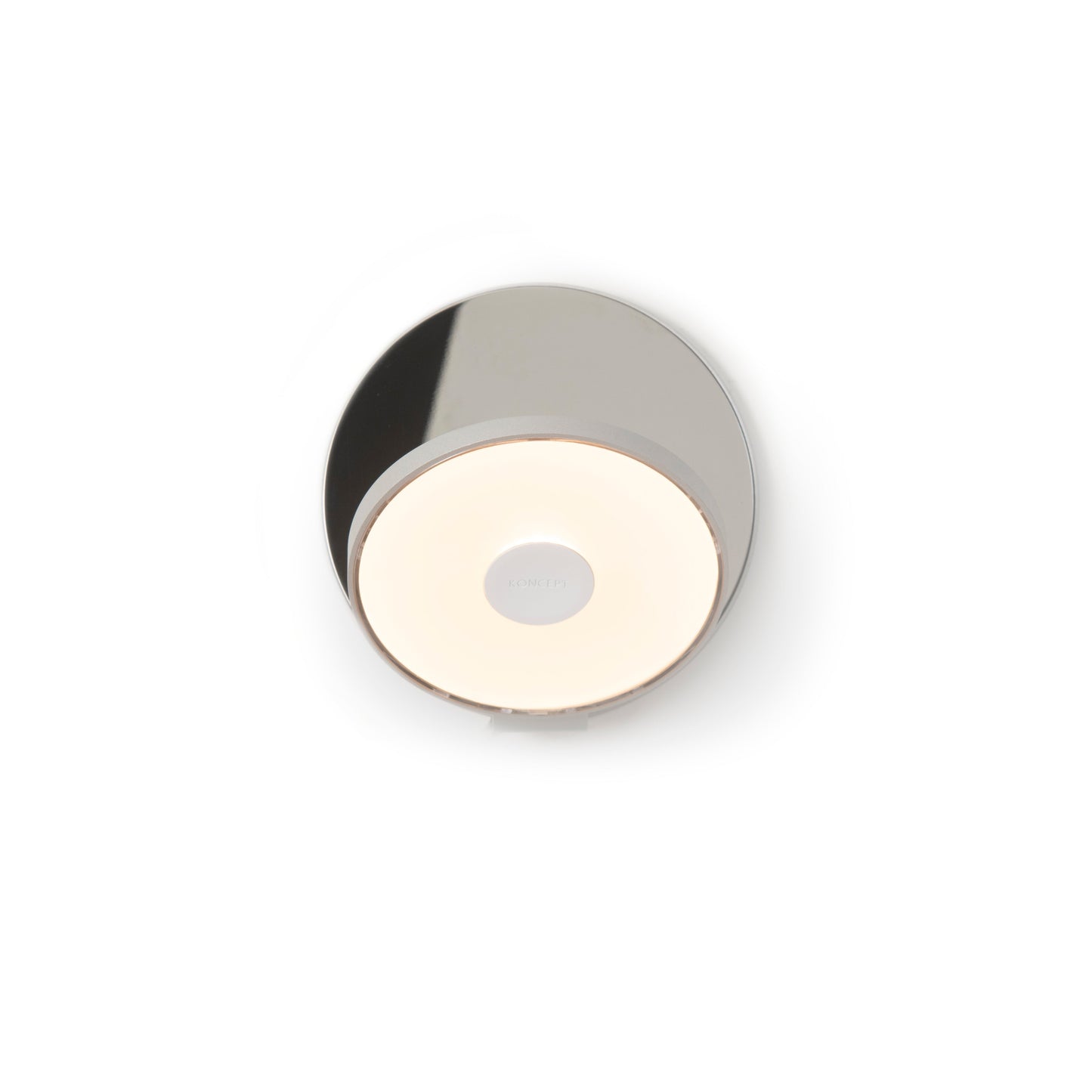 Gravy Wall Sconce Silver Body Chrome Plates Hardwire Grw S Sil Crm Hw by Koncept Inc
