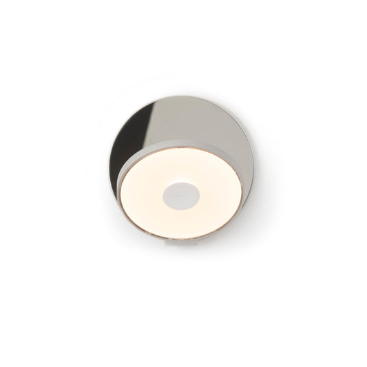 Gravy Wall Sconce Silver Body Chrome Plates Plug In Grw S Sil Crm Pi by Koncept Inc