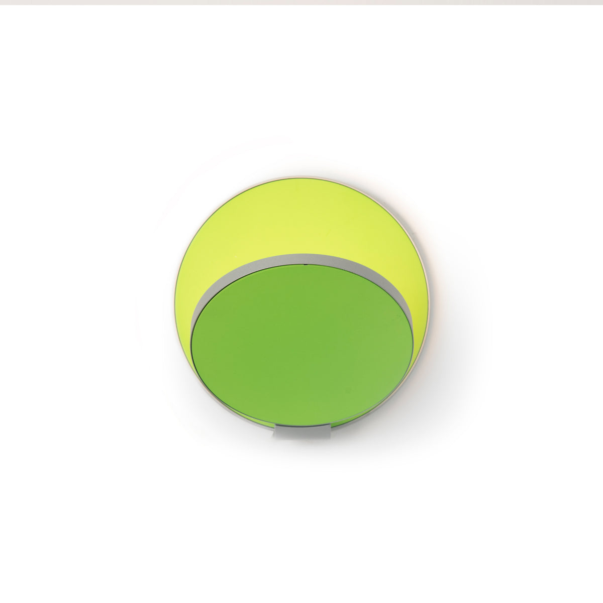 Koncept Gravy LED Wall Sconce, Silver, Matte Green, Hardwire (GRW-S-SIL-MGN-HW)