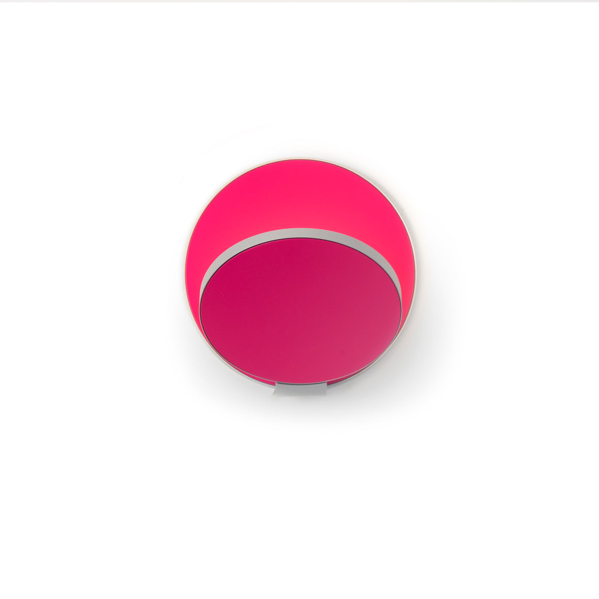 Koncept Gravy LED Wall Sconce, Silver, Matte Hot Pink, Hardwire (GRW-S-SIL-MHP-HW)