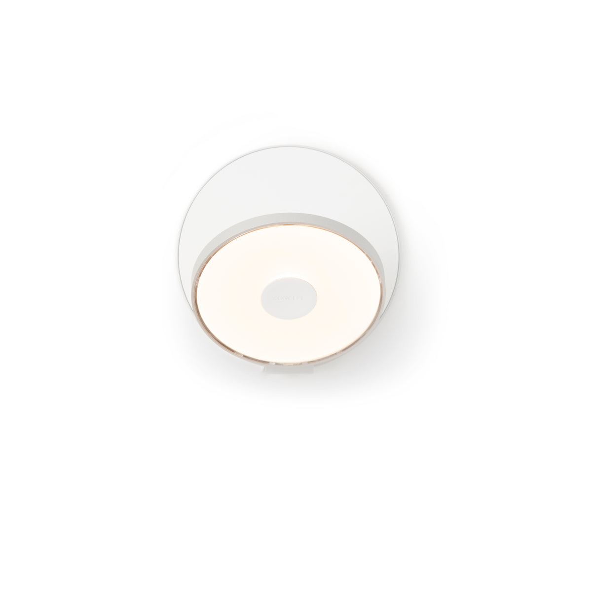Koncept Gravy LED Wall Sconce, Silver, Matte White, Hardwire (GRW-S-SIL-MWT-HW)