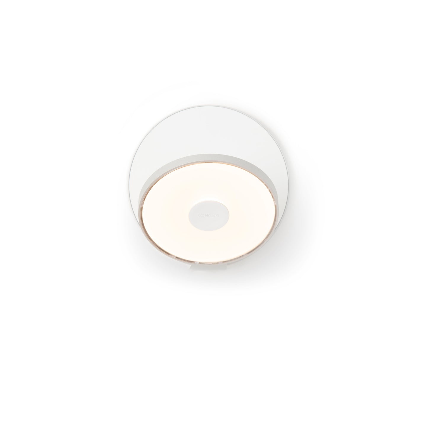 Gravy Wall Sconce Silver Body Matte White Plates Hardwire Grw S Sil Mwt Hw by Koncept Inc
