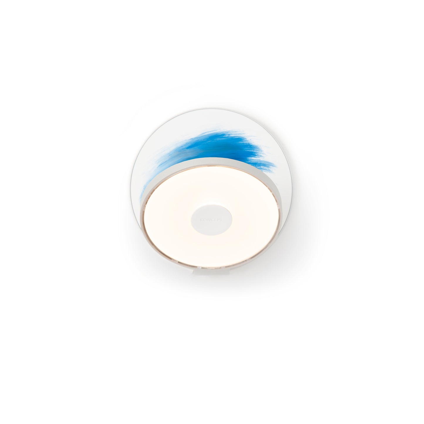 Gravy Wall Sconce Silver Body Paintable Plates Hardwire Grw S Sil Ptb Hw by Koncept Inc