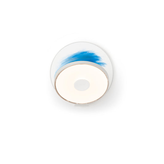 Gravy Wall Sconce Silver Body Paintable Plates Plug In Grw S Sil Ptb Pi by Koncept Inc