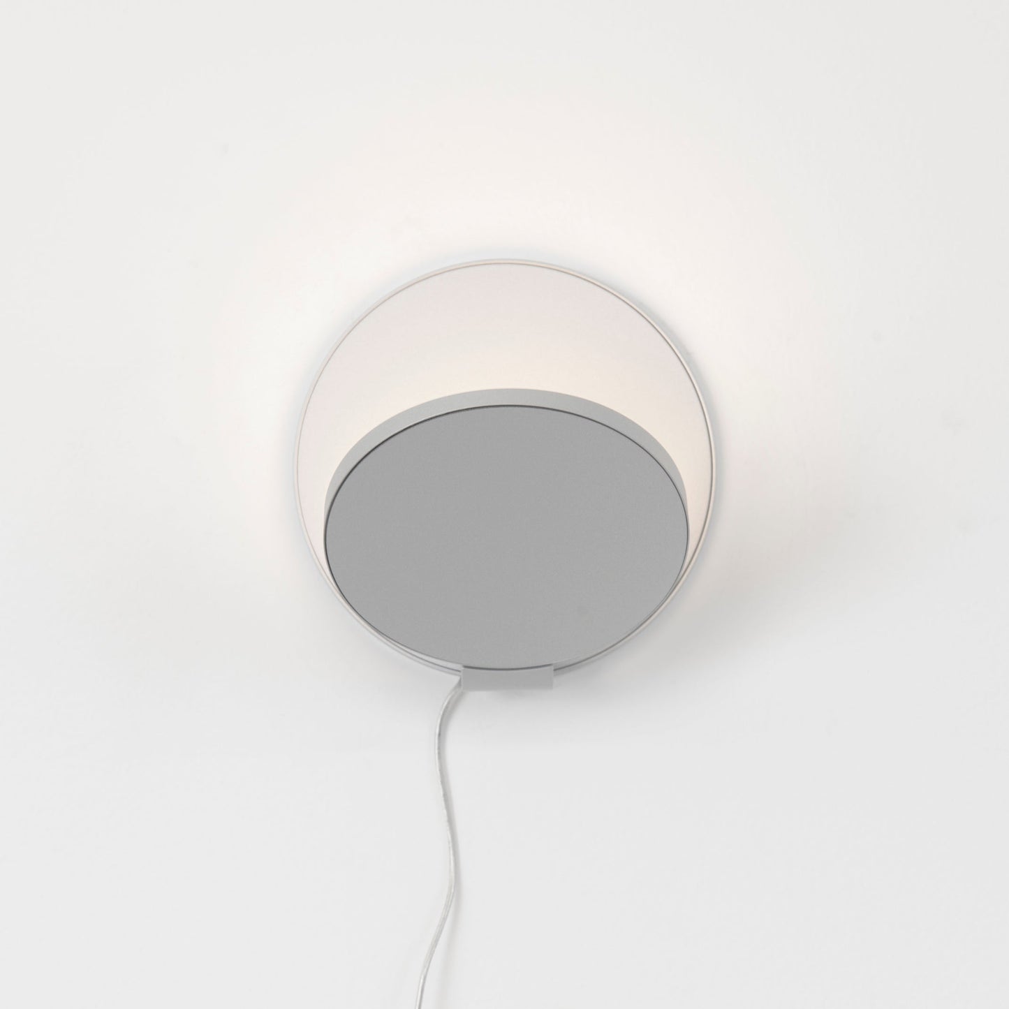 Gravy Wall Sconce Silver Body Silver Plates Hardwire Grw S Sil Sil Hw by Koncept Inc