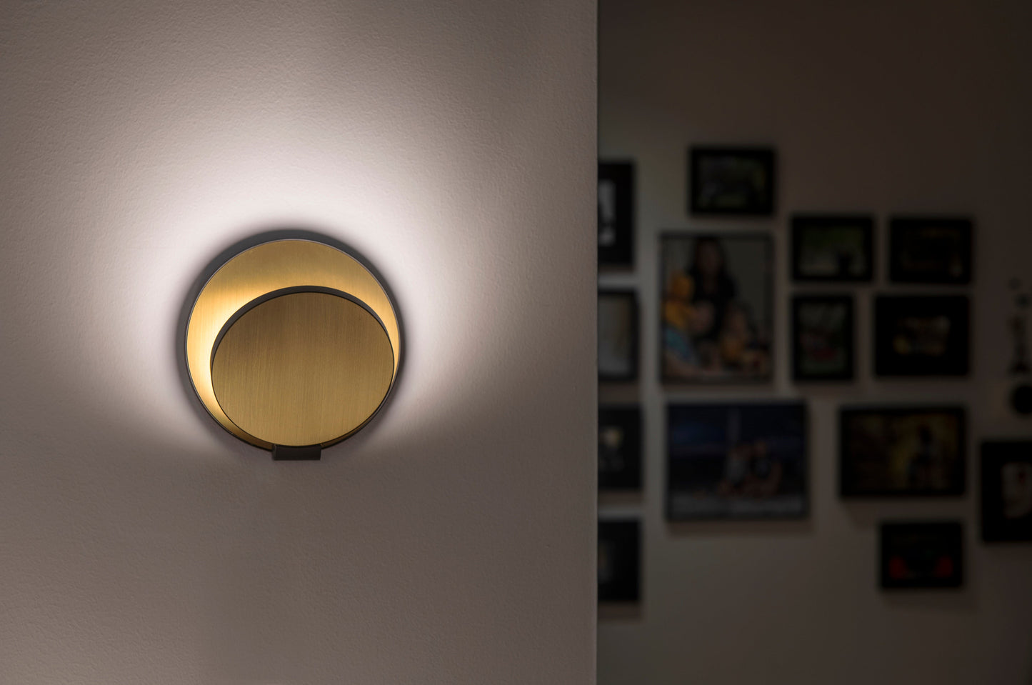 Gravy Wall Sconce Metallic Black Body Honeydew Felt Plates Hardwire Grw S Mbk Hdf Hw by Koncept Inc