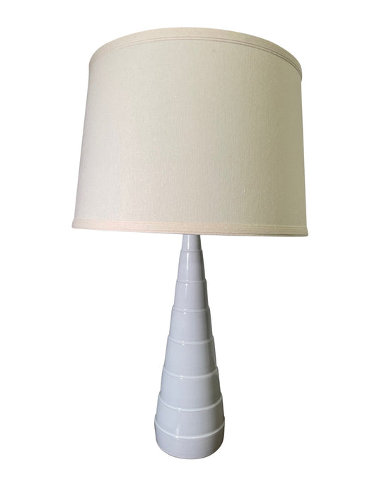 House of Troy Scatchard 26.5" Stoneware Accent Lamp in White Matte