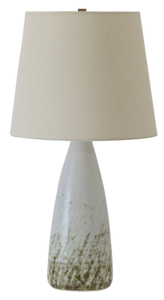 House of Troy Scatchard 25.5" Stoneware Table Lamp in Decorated White