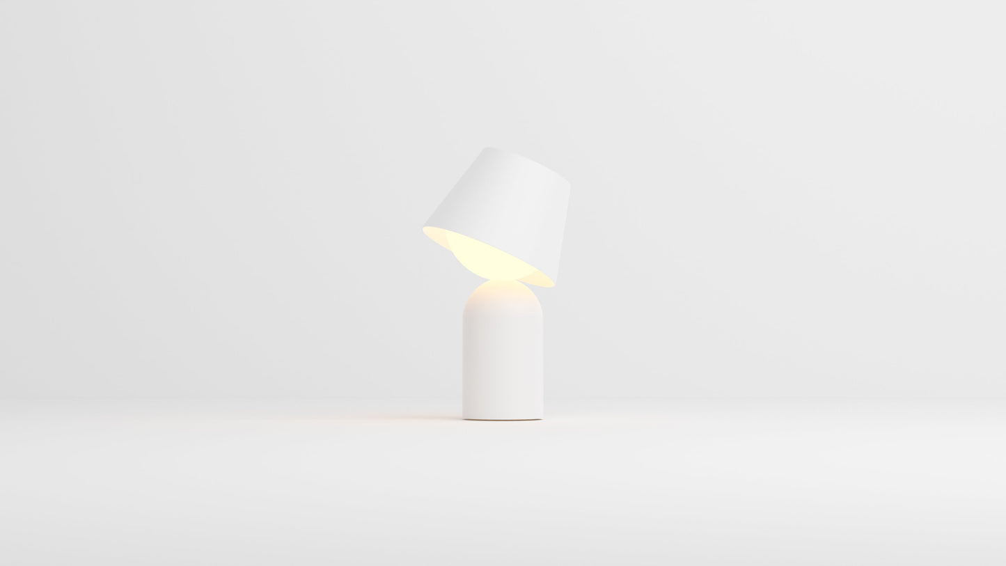 Guy Led Lantern Shade Matte White Guy Mwt by Koncept Inc