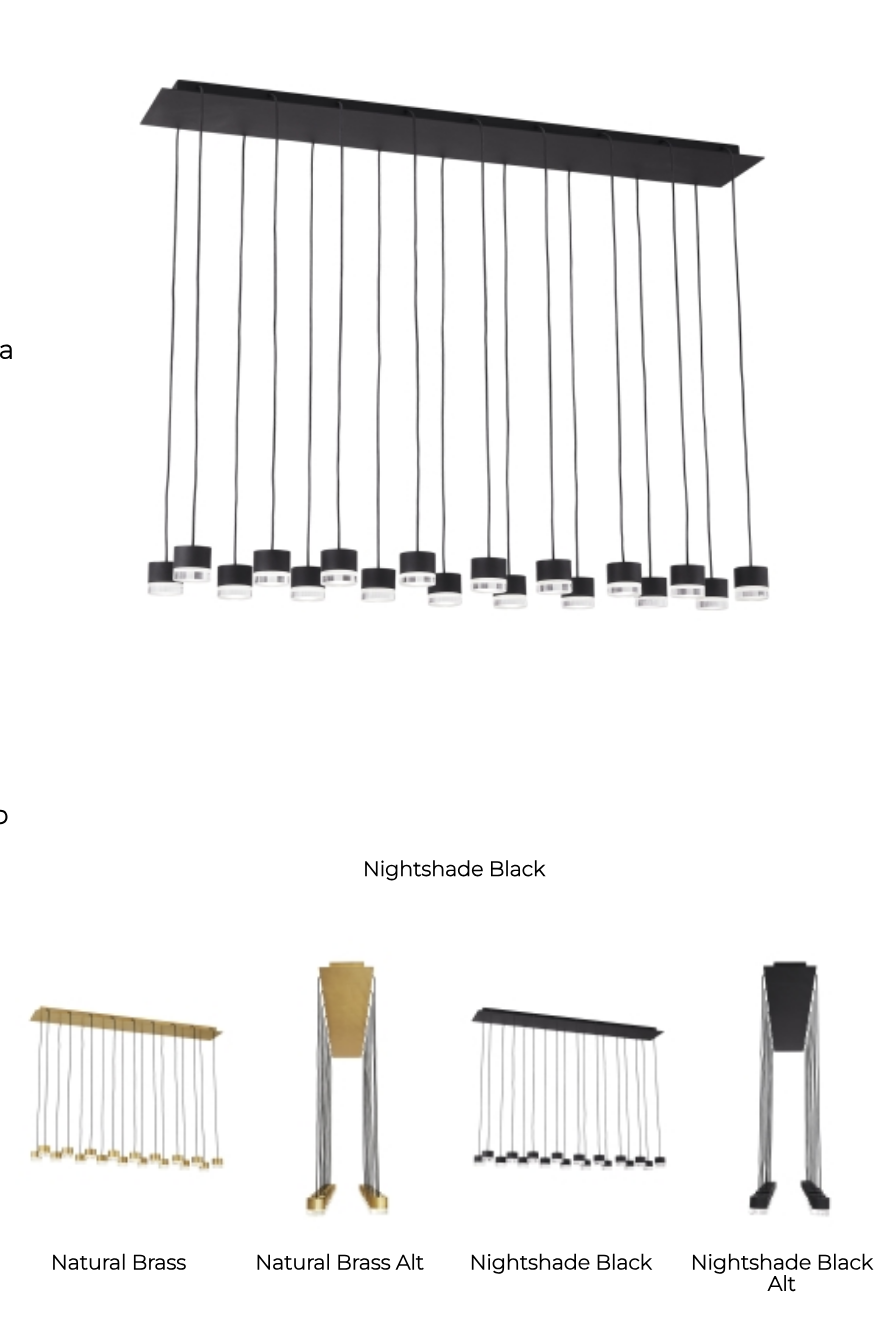 Contemporary 18 Light Crystal LED Chandelier & Commercial Home by Visual & Comfort & Co