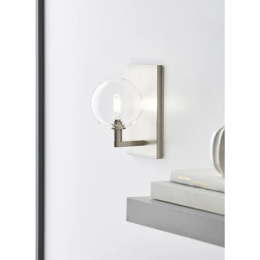 Led Glass Globe Wall Sconce Gambit by Visual & Comfort & Co