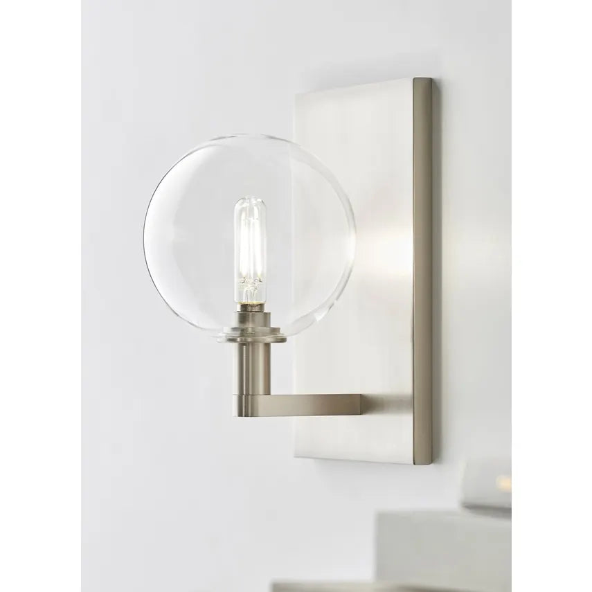 Led Glass Globe Wall Sconce Gambit by Visual & Comfort & Co