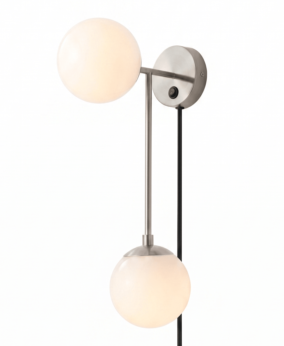 Duo Wall Sconce by Nova of California, Satin Nickel – view 8