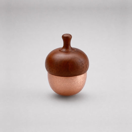 KUON Madoka Dongurin Bell in Rose Gold – acorn orin bell, photo 1
