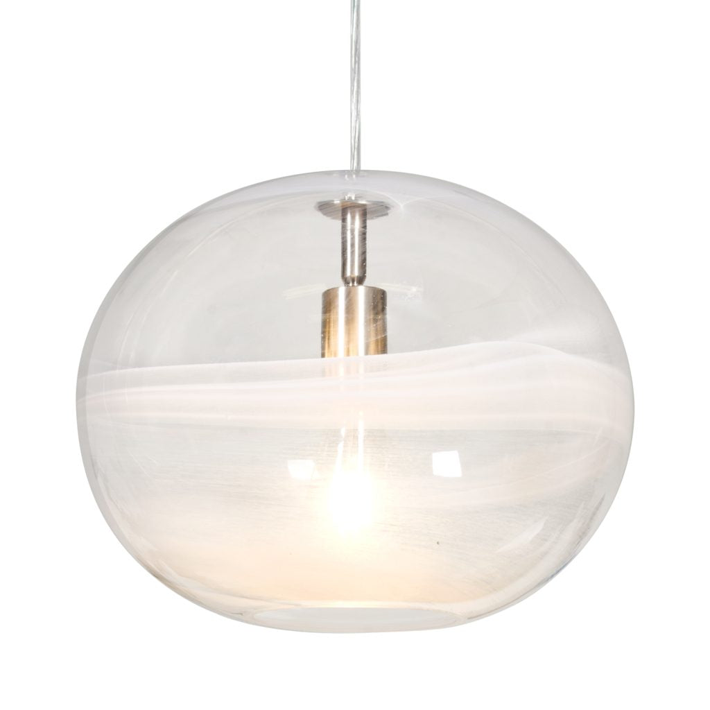 Transparent Vapor Clear decorative glass shade with elegant lighting effect