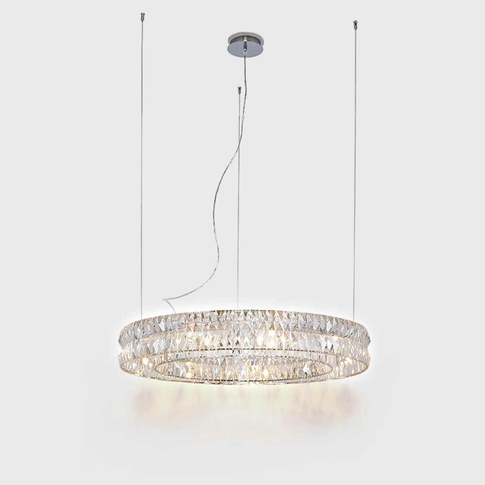 Gia Round crystal chandelier by Viso