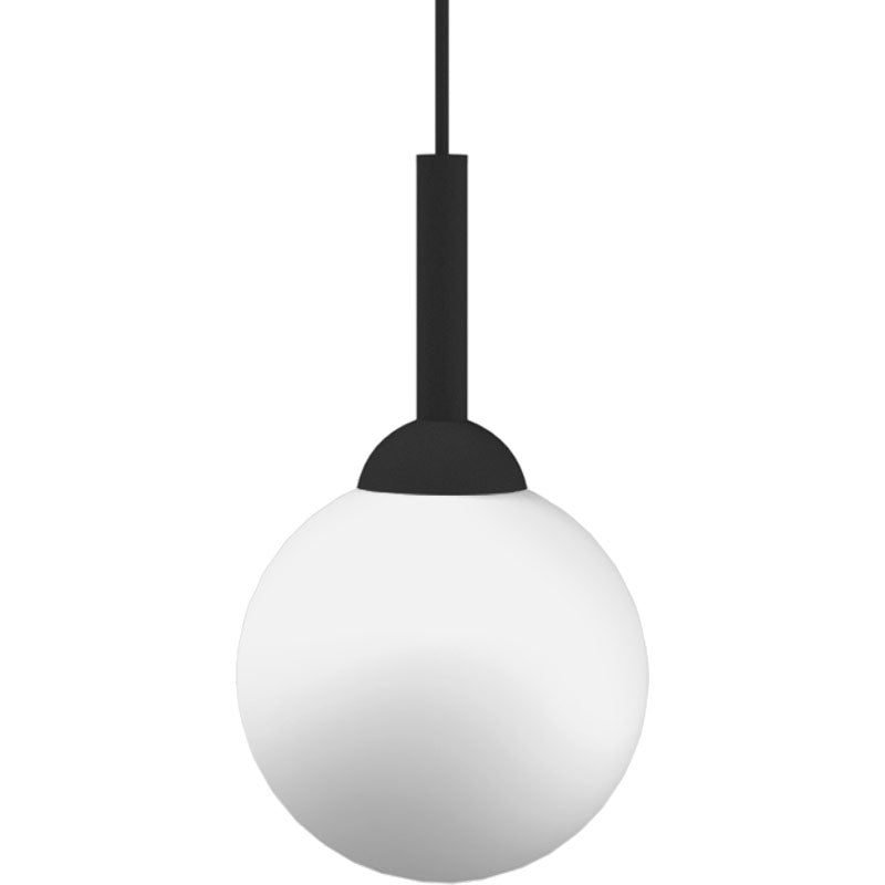 BlackJack Lighting Glass Globe Pendant Light