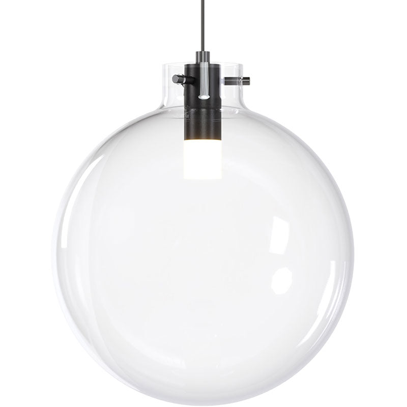 BlackJack Lighting Glass Sphere Pendant Light