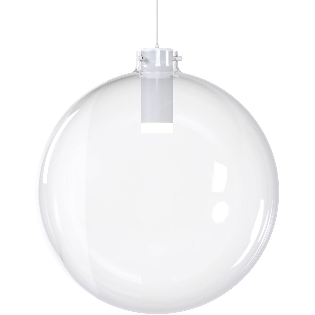 BlackJack Lighting Glass Sphere Pendant Light