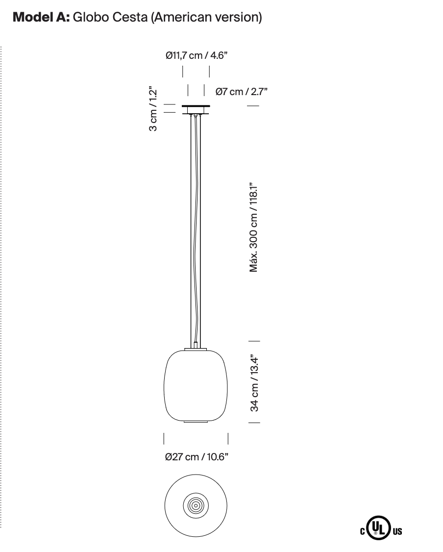Minimalist line art of Santa & Cole Cesta lamp with iconic basket-inspired design and soft ambient lighting aesthetic