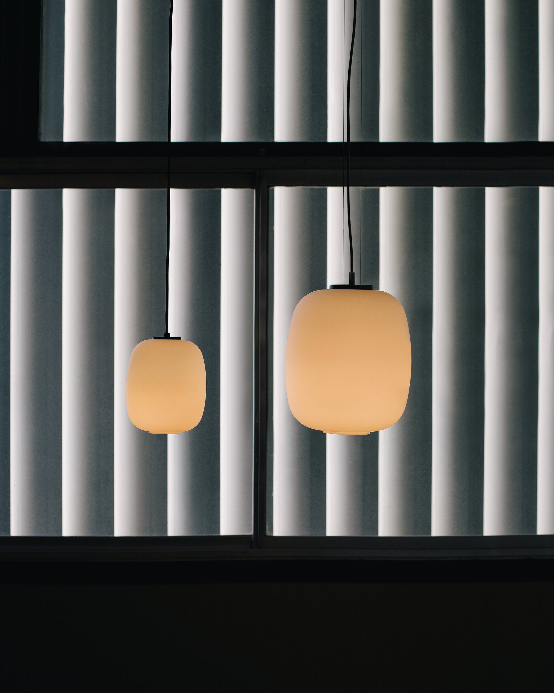 Decorative opal glass pendant lamp for modern office lighting projects