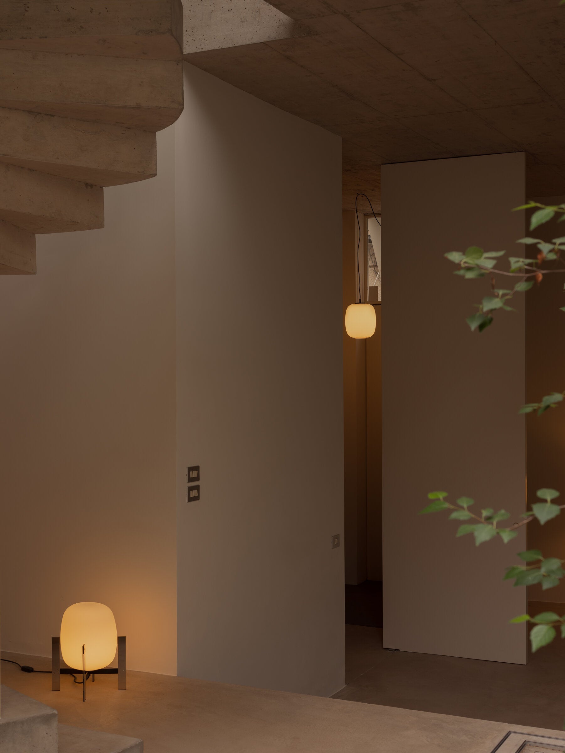 Soft ambient pendant lamp for hospitality and restaurant interiors