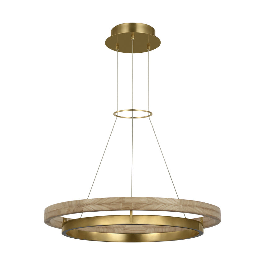 Grace 30-inch Two Ring LED Chandelier by Visual & Comfort & Co