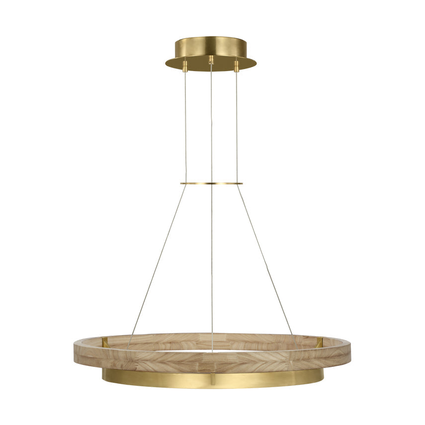 Grace 30-inch Two Ring LED Chandelier by Visual & Comfort & Co