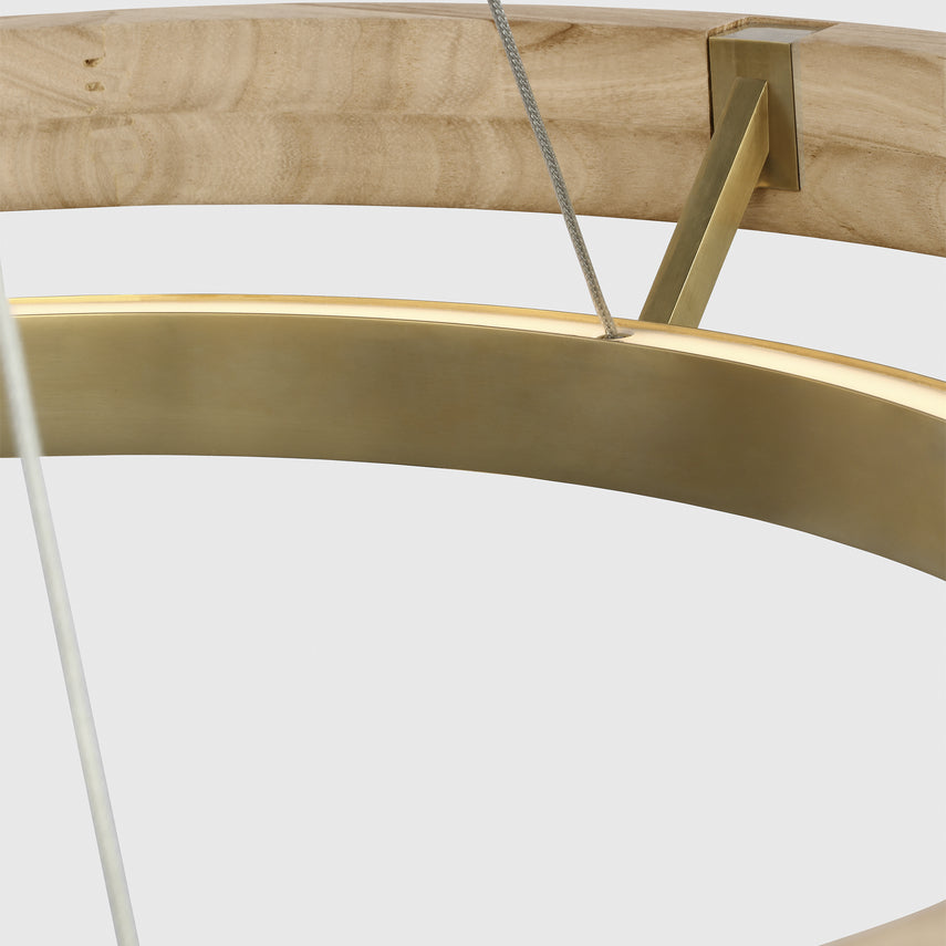 Grace 30-inch Two Ring LED Chandelier by Visual & Comfort & Co