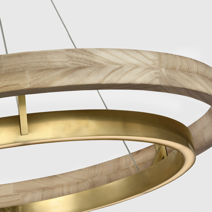 Grace 30-inch Two Ring LED Chandelier by Visual & Comfort & Co