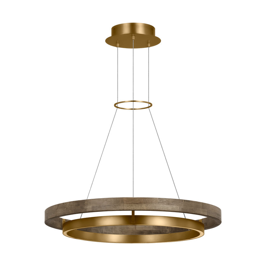 Grace 30-inch Two Ring LED Chandelier by Visual & Comfort & Co
