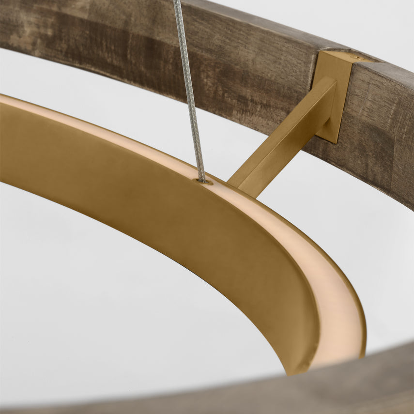 Grace 30-inch Two Ring LED Chandelier by Visual & Comfort & Co