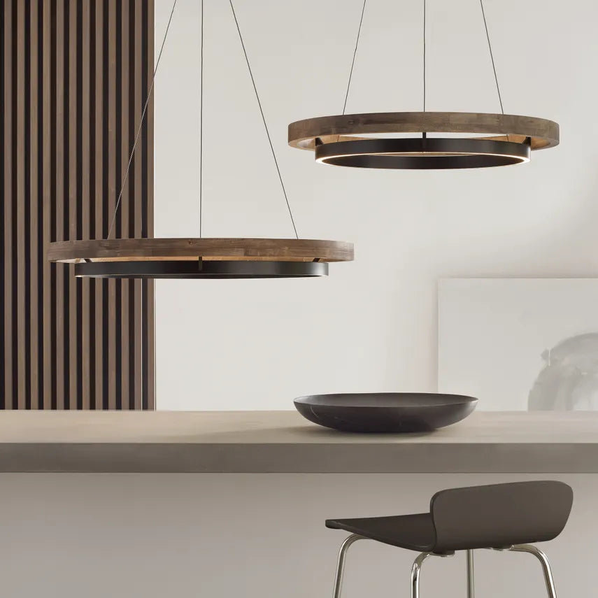Grace 30-inch Two Ring LED Chandelier by Visual & Comfort & Co