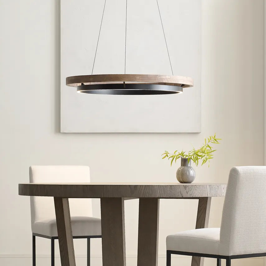 Grace 30-inch Two Ring LED Chandelier by Visual & Comfort & Co
