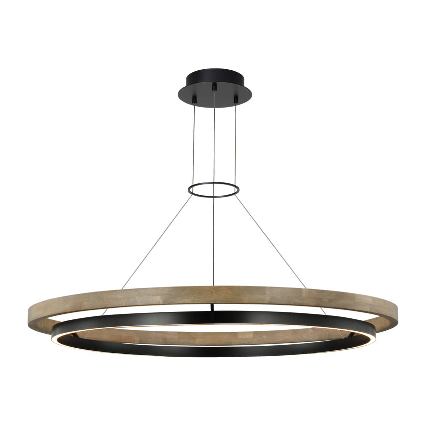 Grace 48-inch Two Ring LED Chandelier by Visual & Comfort & Co