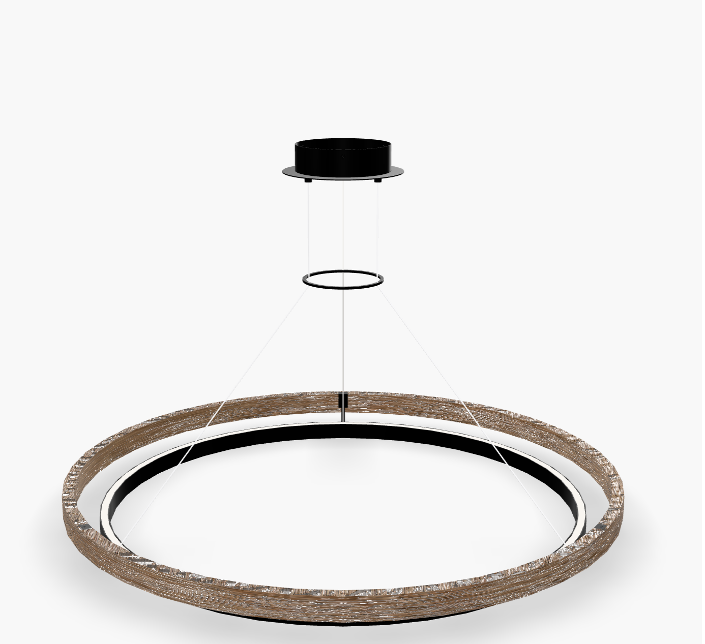 Grace 48-inch Two Ring LED Chandelier by Visual & Comfort & Co